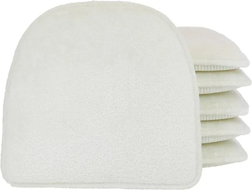 Vista 133 de Klear Vu Raindrop The Gripper - Cojines antideslizantes para silla, suaves y cómodos, almohadillas para asiento, almohadón para cocina, comedor u