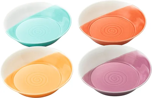 Vista 12 de Royal Doulton 1815 Juego de 4 platos llanos con patrones mixtos