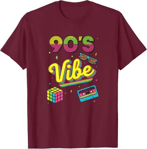 Vista 12 de 90s Nostalgia Retro Apparel - 90'S Vibe Retro T-Shirt Negro