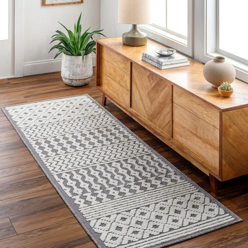 Vista 11 de Surya Cottage Lyna Alfombra lavable, 2' x 2'10" (2' x 3'), carbón