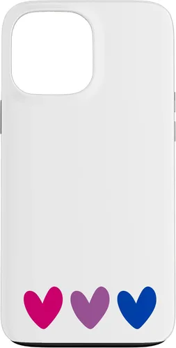 Vista 24 de Bisexual Pride Flag Heart Bi Sexual Bi-Sexual LGBT Men Women Case for iPhone 17