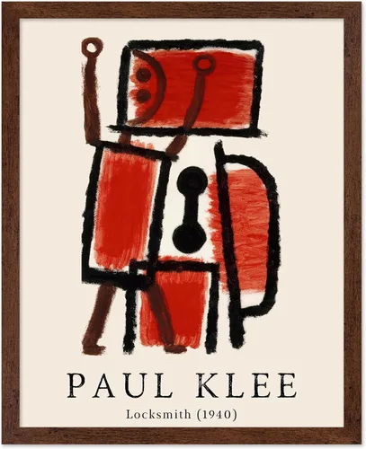 Vista 51 de Poster Master Póster vintage de Paul Klee – Impresión retro de cómicos – Arte de dibujo – Arte abstracto – Regalo para hombres y mujeres – Estilo-09