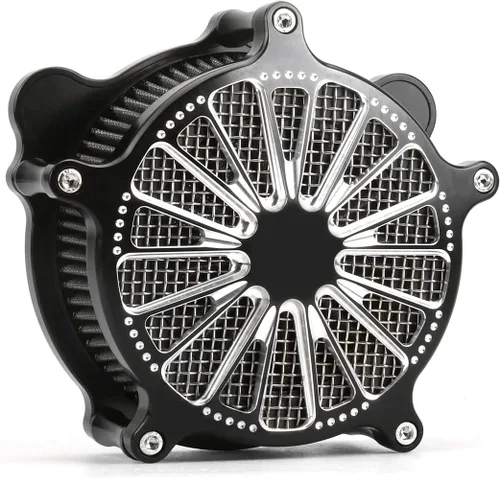 Vista 2 de Filtro de aire CNC de motocicleta de aluminio para Harley Touring Street Glide Road King 2017-2020 Softail 2018-2020