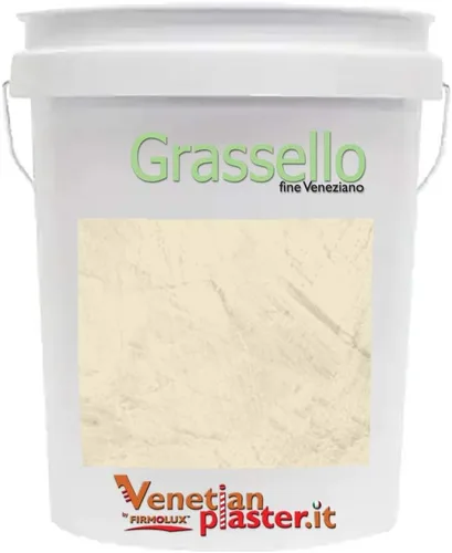 Vista 36 de Grassello Auténtico Yeso veneciano Yeso pulido brillante Hecho en Italia a partir de lima y mármol Colores claros (5) Color: BMAF310 Sutil