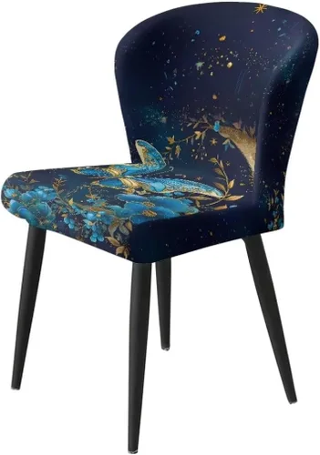 Vista 256 de American Eagle - Juego de 2 fundas para taburetes de bar para sillas de comedor, impermeables, antideslizantes, tamaño universal