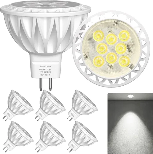 Vista 11 de MR16 Bombillas LED GU5.3 12 V 3 W (equivalente a 35 vatios) 2700 K