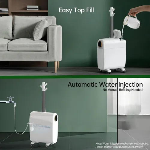 Vista 5 de Lacidoll Humidificador de habitación grande, 6.6 galones/25L Humidificadores para toda la casa para dormitorio y hogar, 3000 pies cuadrados