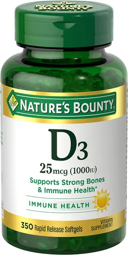 Vista 9 de Nature's Bounty Vitamina D3 1000 100 mg Geles blandos, 120