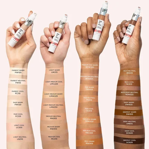 Vista 5 de IT Cosmetics Do It All Radiant Corrector - Corrector de maquillaje - Hidrata e ilumina - Cobertura media sin arrugas y acabado radiante