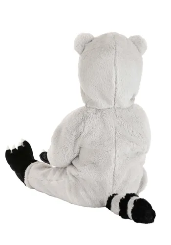 Vista 2 de Disfraz de Mapache Travieso para Bebés Multicolor