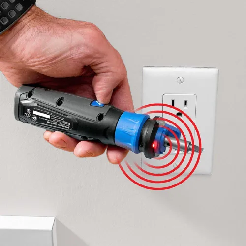 Vista 6 de HAMMERHEAD Destornillador recargable de litio de 4 V con sensor de circuito patentado y kit de 9 puntas con innovador agarre de broca