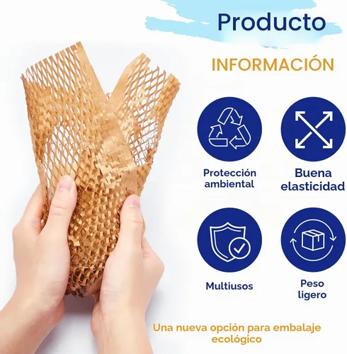 Vista 5 de METRONIC Hojas de papel de embalaje de panal de 12 x 12" para mover 50 piezas