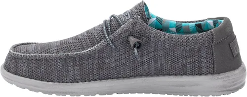 Vista 28 de Hey Dude Wally Eco Stretch Mocasines para hombre, cómodos y ligeros aleación