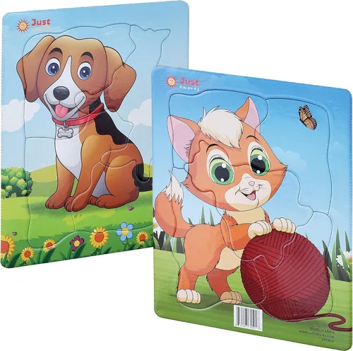 Vista 9 de Just Smarty Rompecabezas de Preescolar de Navidad para Niños de 3 a 5 Años Juego de 2 Divertidos Rompecabezas con Formas de 13 y 15 Piezas