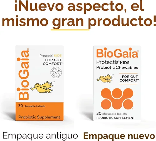 Vista 2 de BioGaia, comprimidos masticables con probiótico, 30 unidades por caja, 46005, 1, 1