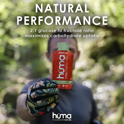 Vista 6 de Gel energético Huma Chia Energy Gel, 24 unidades, 1 Geles energéticos amigables con el estómago de comida real