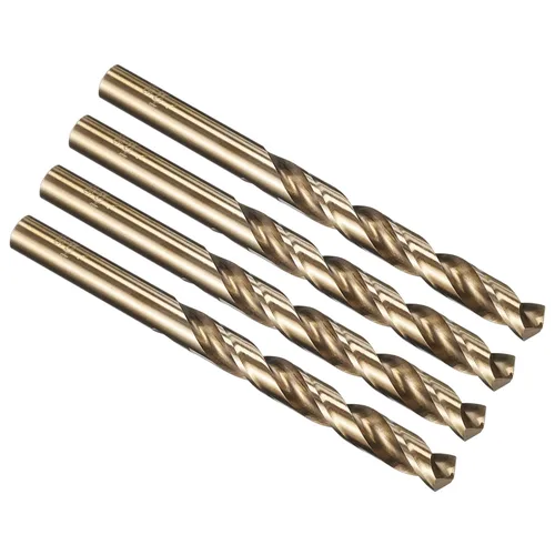 Vista 158 de PATIKIL Broca Jobber de 0.039 in, vástago recto M35 cobalto 5% acero de alta velocidad 135° acabado dorado para metal duro de acero inoxidable - 2
