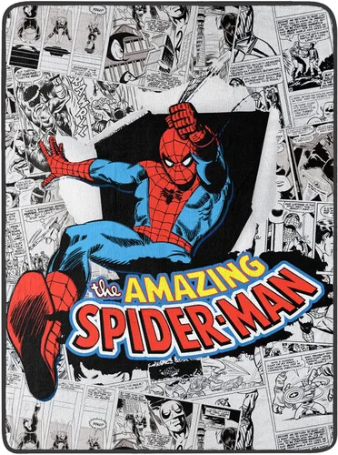 Vista 5 de Northwest Manta de Spiderman Micro Raschel, 46" x 60", Swing City