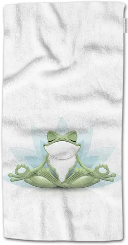 Vista 5 de HGOD DESIGNS Lindas toallas suaves de algodón con corona y pato - 15 x 30 pulgadas