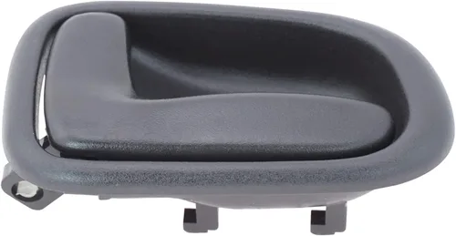 Vista 107 de TRQ Manija de puerta interior delantera izquierda cromada y negra para el lado del conductor compatible con Ford F-150 2012-2014