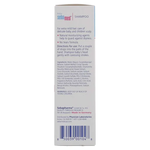 Vista 7 de Sebamed Champú para niños, 8.5 oz