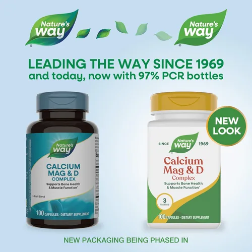 Vista 2 de Suplemento de calcio, magnesio y vitamina D, de Nature's Way, 41420, 100, 1, 1