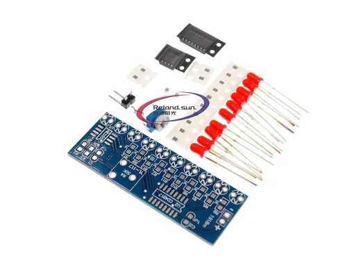 Vista 2 de Módulo de luz que fluye agua NE555+CD4017 LED Chaser LED luz corriente
