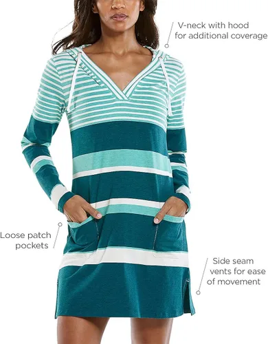 Vista 3 de Coolibar UPF 50+ Catalina - Vestido de playa para mujer, protección solar