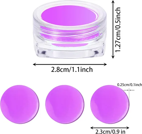 Vista 2 de FEBSNOW 45 piezas de cera de pintura de arte de diamante, 15 unidades de cera para pintura de arte de diamantes con caja de almacenamiento llena