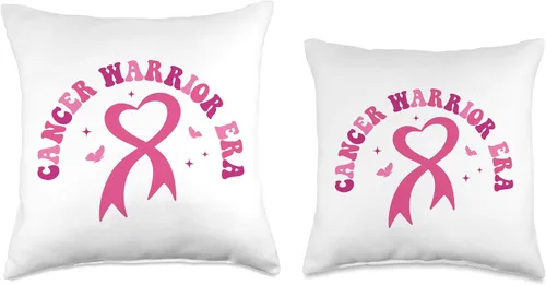 Vista 3 de In My Cancer Warrior Era Breast Cancer Survivor Almohada para mujer