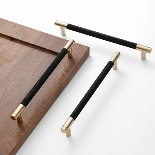 Vista 31 de Paquete de 12 pomos de gabinete de 1 pulgada moleteados negros para cajones y armarios, tiradores de bronce de aluminio (modernos 12, negro)