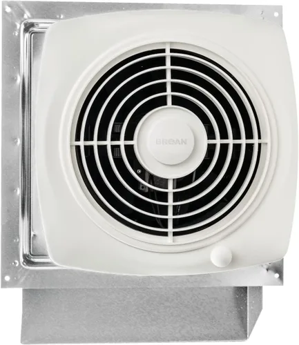 Vista 7 de Broan-NuTone 509 - Ventilador de ventilación a través de la pared, cubierta blanca, 200 CFM, 8.5 Sones, 8