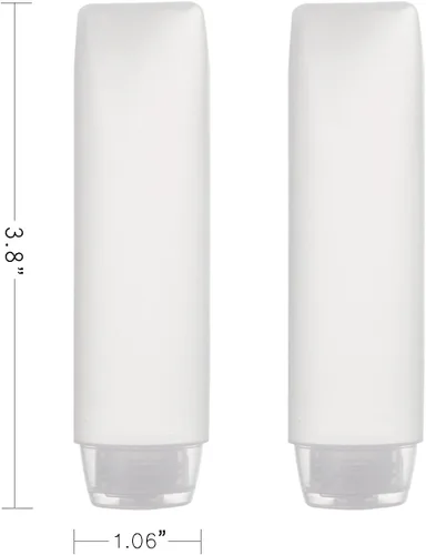 Vista 7 de OTO Paquete de 6 botellas de plástico de tamaño de viaje para líquidos, 1.0 fl oz/1 onza líquida, aprobados por la TSA para maquillaje, artículos