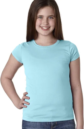 Vista 18 de Next Level Camiseta de punto acanalado de princesa para niñas grandes