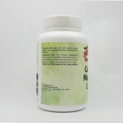 Vista 4 de Holly Hill Health Foods, Citratos de calcio y magnesio, 100 tabletas