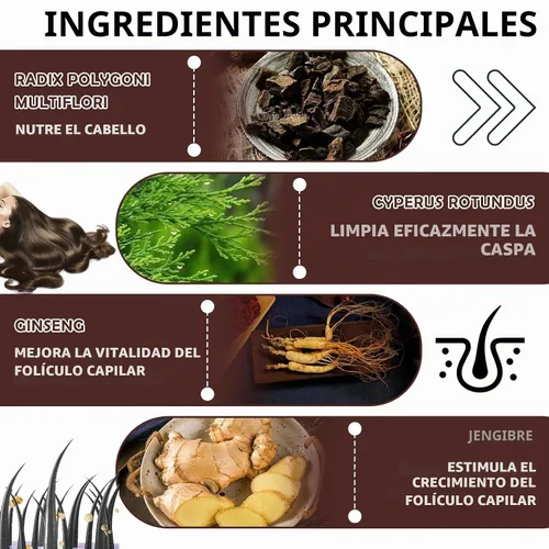 Vista 3 de 3 barras de champú para oscurecer el cabello, barra de champú oscuro para cabello gris, jabón de champú para hombres y mujeres 3PB