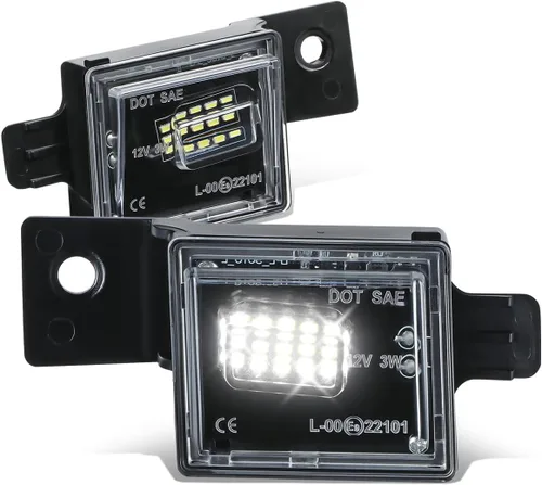 Vista 12 de Par de luces LED para matrícula compatibles con Cadillac CTS Sedán 08-10, PT-ZTL-9064