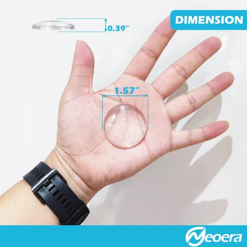 Vista 6 de Neoera Protector de pared para tope de puerta (transparente, paquete de 8) - Gel silencioso y absorbente de golpes, protector de parachoques