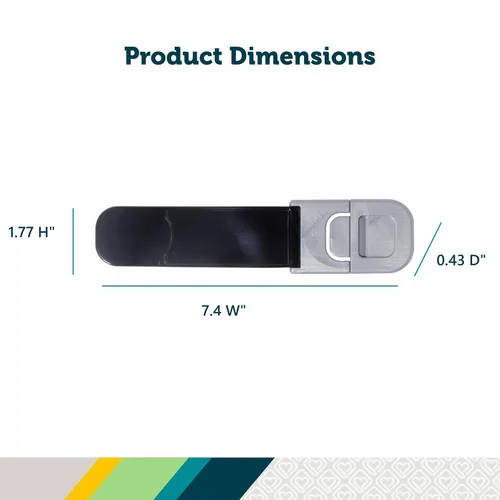 Vista 2 de Traba para electrodomésticos multipropósito Safety 1st, Pieltre oscuro