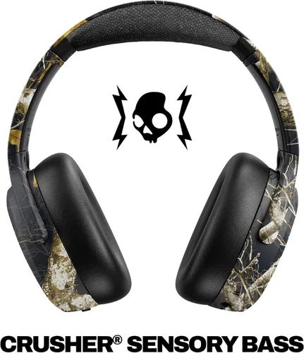 Vista 2 de Skullcandy Crusher ANC 2 - Auriculares inalámbricos sobre la oreja Bluetooth con bajo multisensorial, cancelación activa de ruido, hasta 60 horas