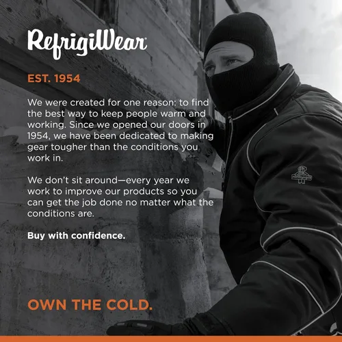 Vista 5 de RefrigiWear Pasamontañas Silver Magic con agujero abierto, máscara de esquí (negro, talla única)