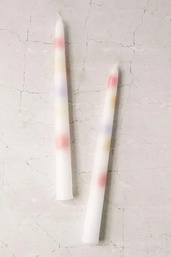 Vista 2 de Nuevas velas de goteo multicolor (2 por paquete) (velas cónicas)