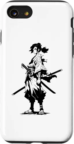 Vista 13 de Funda gráfica japonesa para iPhone 14 Kawaii Manga Samurai Anime Ninja