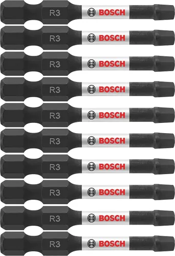 Vista 13 de BOSCH ITSQ1102 - Juego de 2 brocas cuadradas #1 de 1 pulgada para atornillar resistentes al impacto