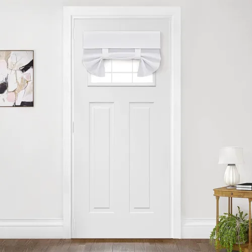 Vista 54 de HOMEIDEAS Cortinas Opacas para Aula para Puerta Principal, Cubierta de Ventana de Puerta de Aula, Persianas de Privacidad con Aislamiento Térmico