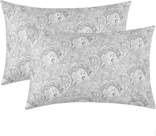 Vista 54 de Mellanni Fundas de almohada de lujo, extrasuaves, refrescantes, fundas de almohada de 12 piezas de la colección icónica, cierre de sobre