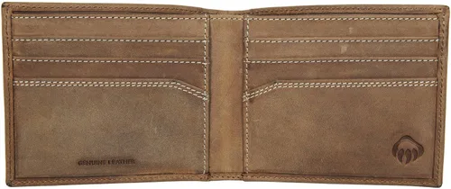 Vista 15 de WOLVERINE Billetera plegable de lona/cuero para hombre