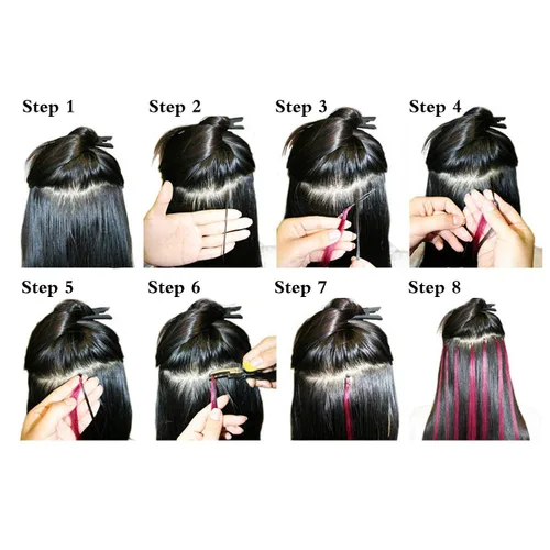 Vista 5 de 2500 extensiones de cabello con microenlaces, cuentas forradas de silicona de 0.197 in para extensiones de cabello humano con punta I Tip