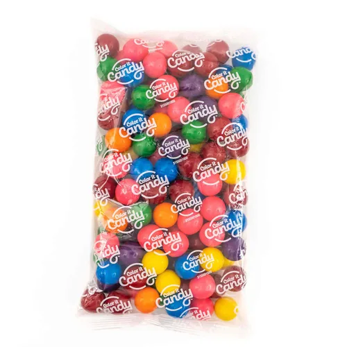 Vista 3 de Color It Candy - Mezcla surtida de gomas de chicle, bolsa de 2 libras, perfecta para centros de mesa, bodas, cumpleaños, mesas dulces y souvenirs