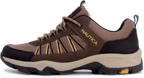 Vista 2 de Nautica Zapatos de trabajo de senderismo para hombre tenis de senderismo y caña baja para exteriores
